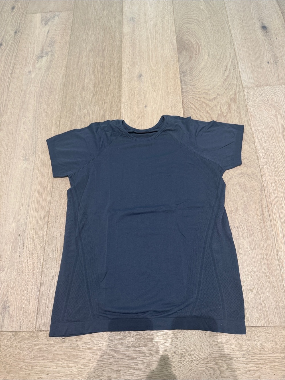 Athleta Navy Blue Short-Sleeve Performance Tee